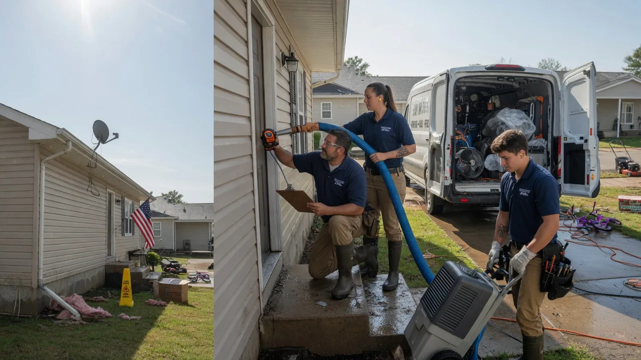 Ceiling Water Damage Restoration in Coffeeville, AL near me